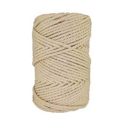 Corde macramé - 4mm - Biscuit