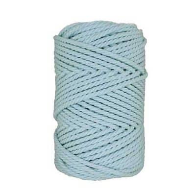 Corde macramé - 4mm - Bleu céleste