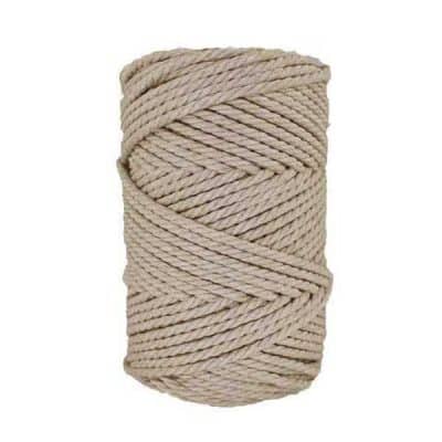 Corde macramé - 4mm - Café glacé