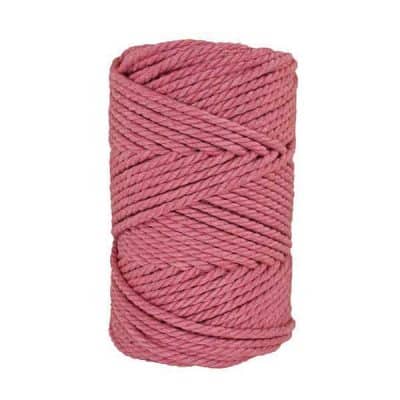 Corde macramé - 4mm - Framboise