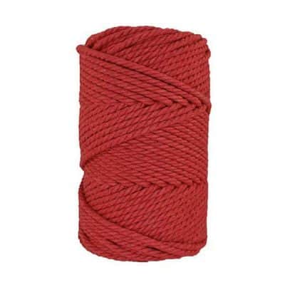 Corde macramé - 4mm - Rouge terracotta