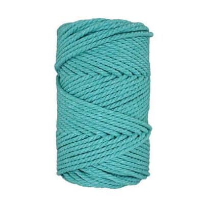 Corde macramé - 4mm - Turquoise