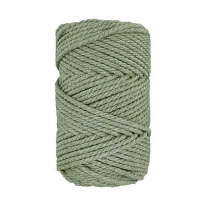 Corde macramé - 4mm - Vert lichen