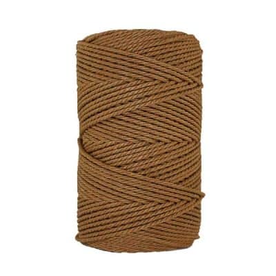 Corde macramé - 3mm - Havane